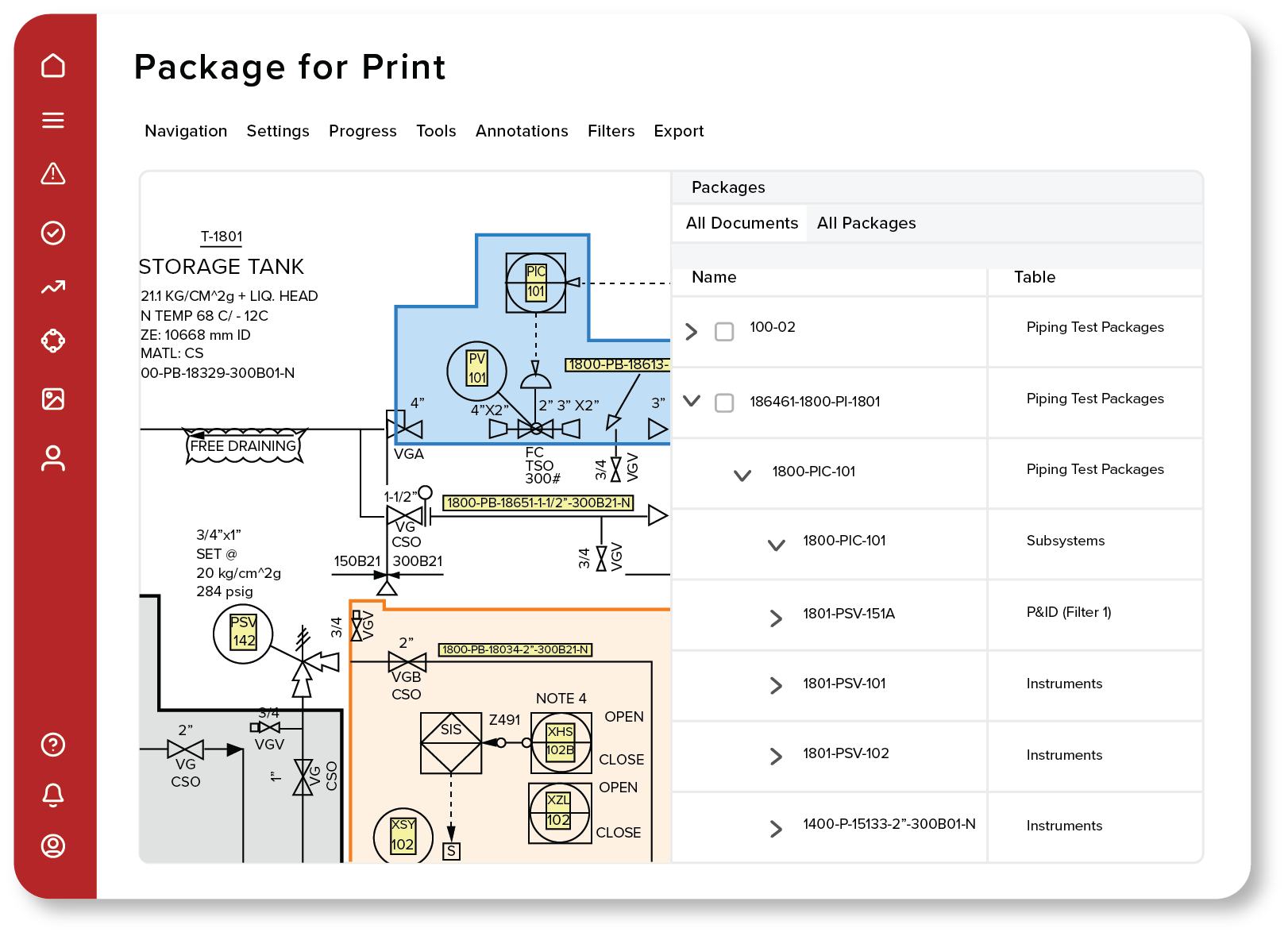 Manage and package documents fpr print prometheus