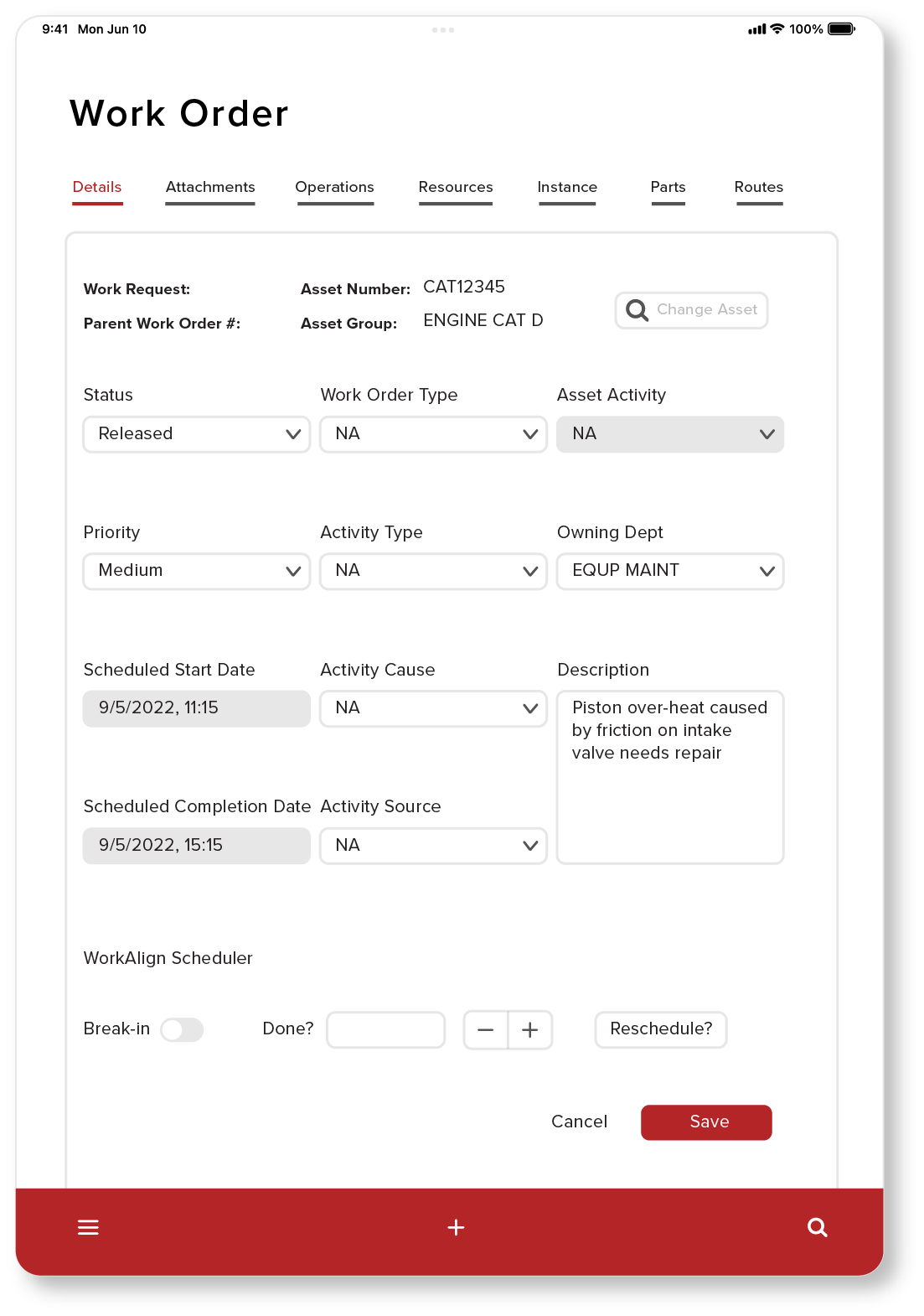 Work Order Management with Oracle EAM Mobile