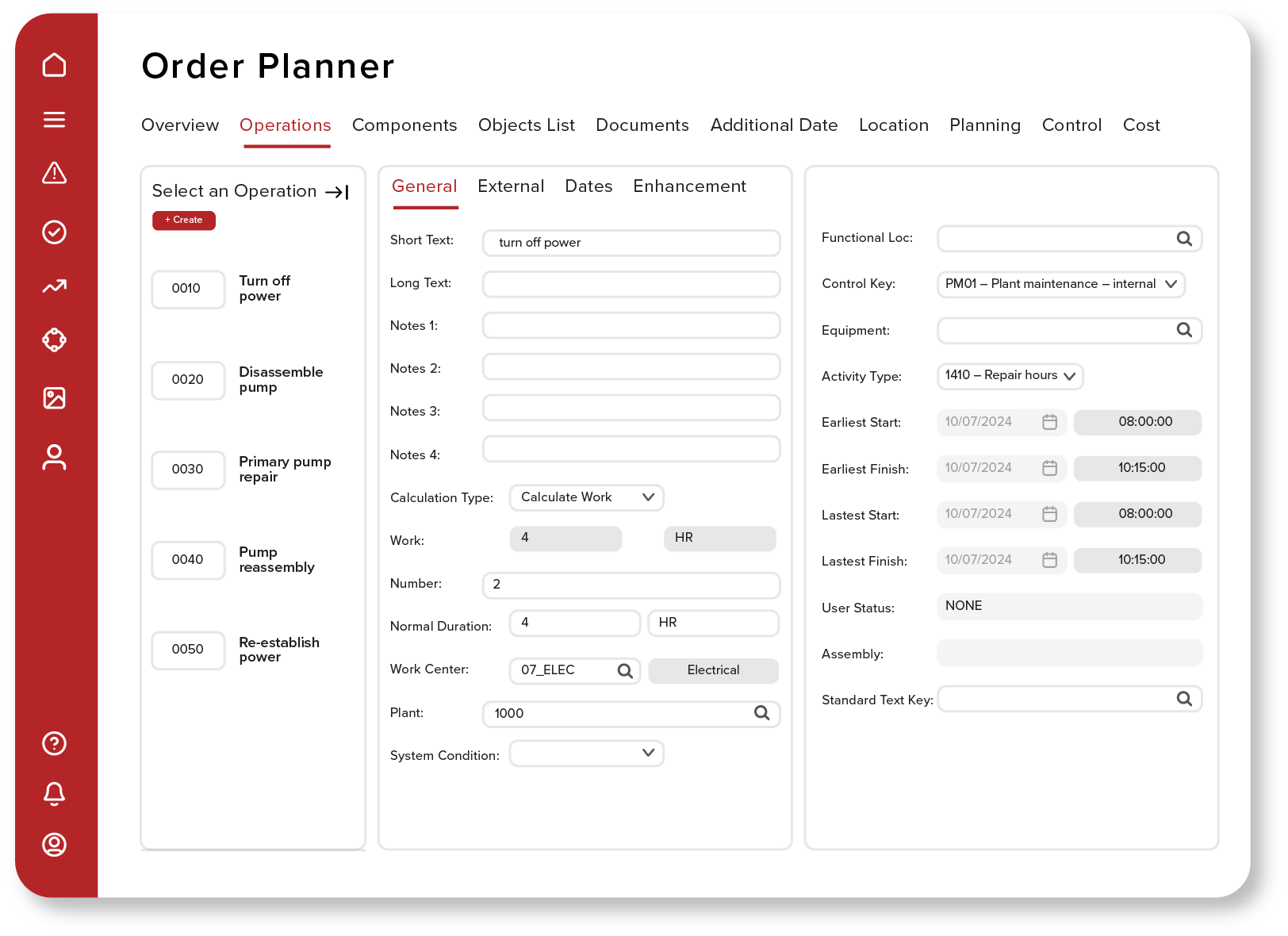 Order Planner