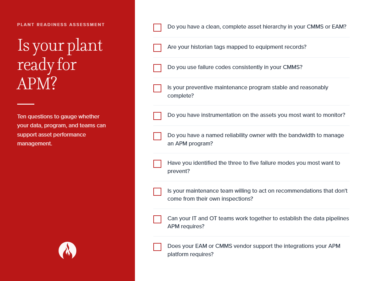 common challenges in implementing asset performance management systems