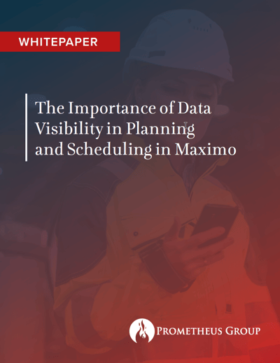 Data Visibility for Planning and Scheduling in Maximo