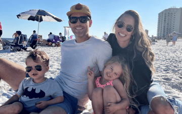 Hannah , her husband, and children 