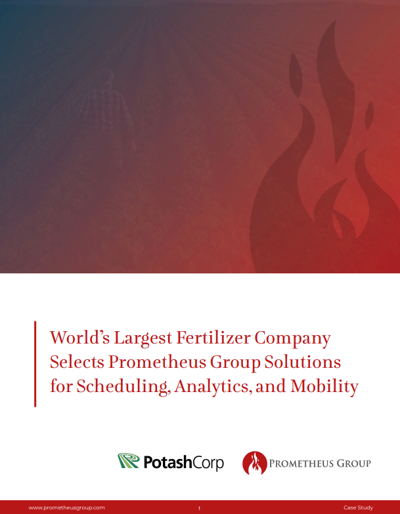 World's Largest Fertilizer Company Selects Prometheus Group Solutions for Scheduling, Analytics, and Mobility
