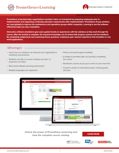 Prometheus eLearning Overview