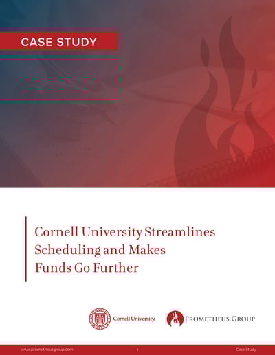 Cornell University Streamlines Scheduling and Makes Funds Go Further
