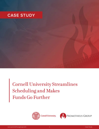 Cornell University Streamlines Scheduling and Makes Funds Go Further