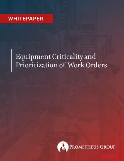 Equipment Criticality and Prioritization of Work Orders