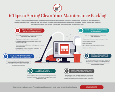 6 Tips to Spring Clean Your Maintenance Backlog
