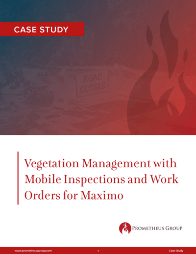 Vegetation Management with Mobile Inspections and Work Orders for Maximo