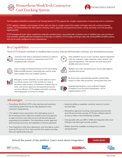 WorkTech Contractor Cost Tracking System