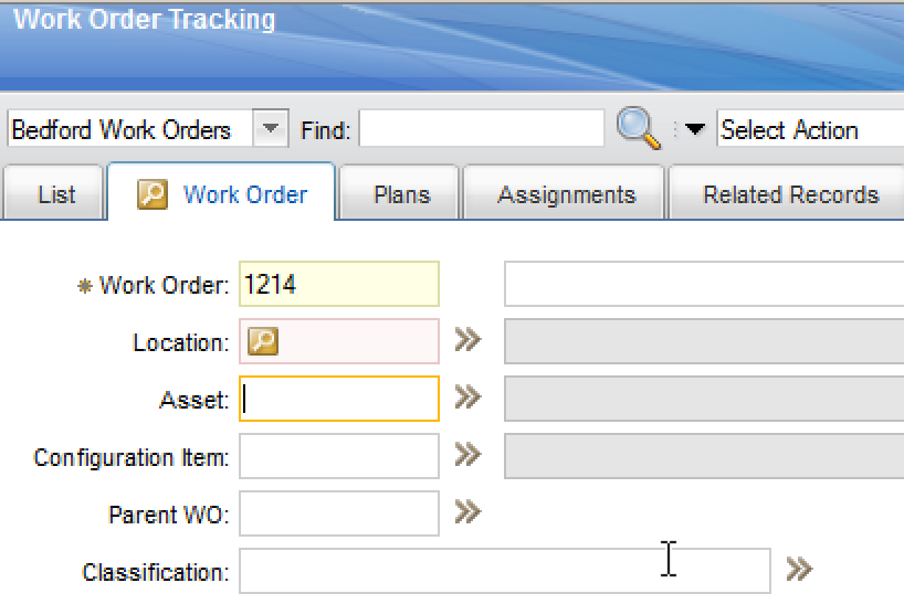 IBM Maximo CMMS Data Search Icon