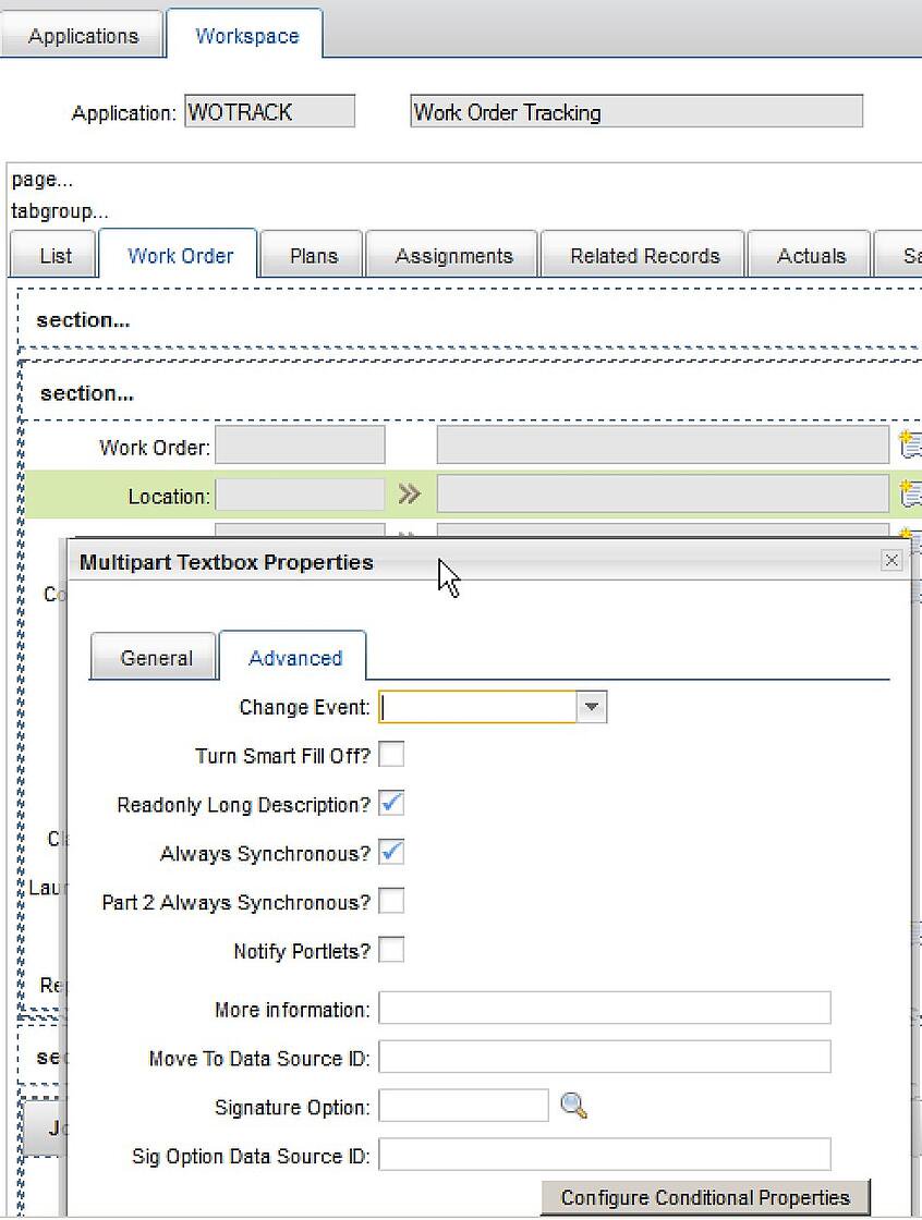 Maximo CMMS Heads Down Data Entry