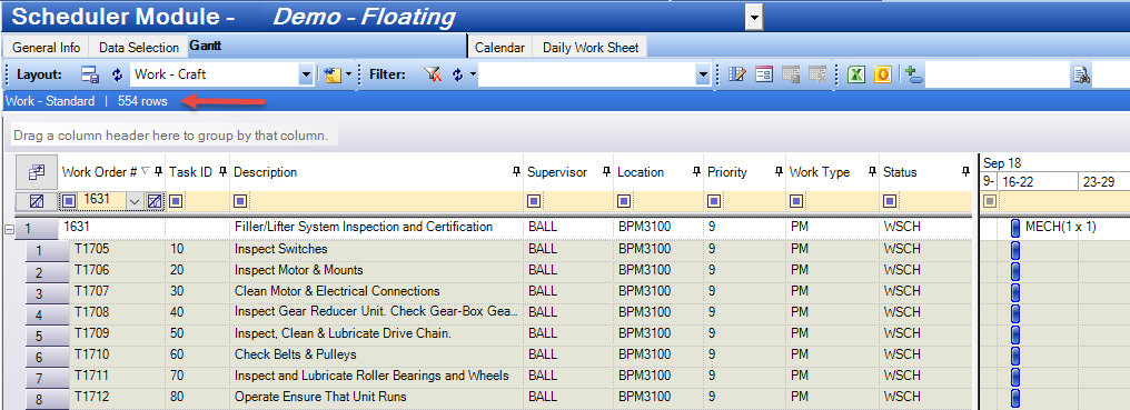 5 AKWIRE for IBM Maximo schedule