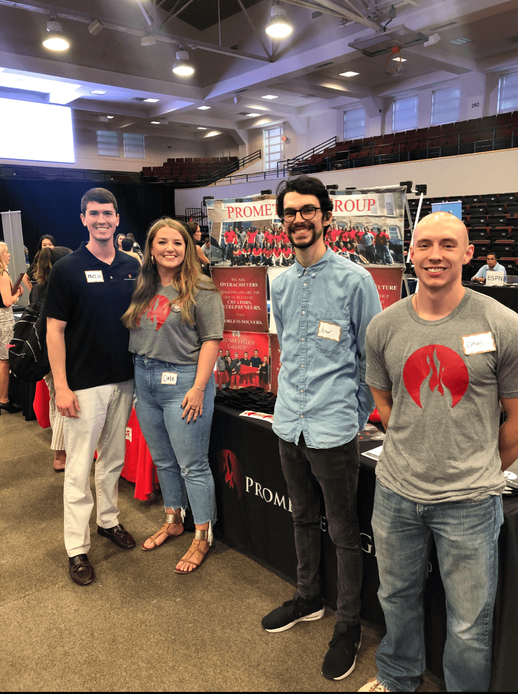 Prometheus recruiters take on a career fair