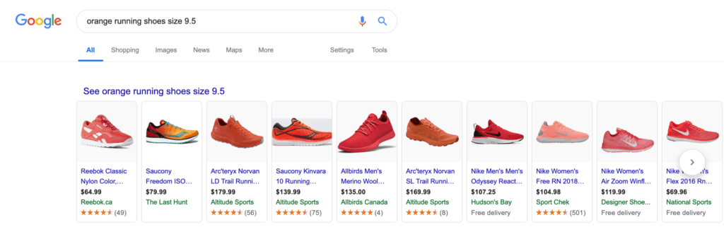 Orange running shoes google search