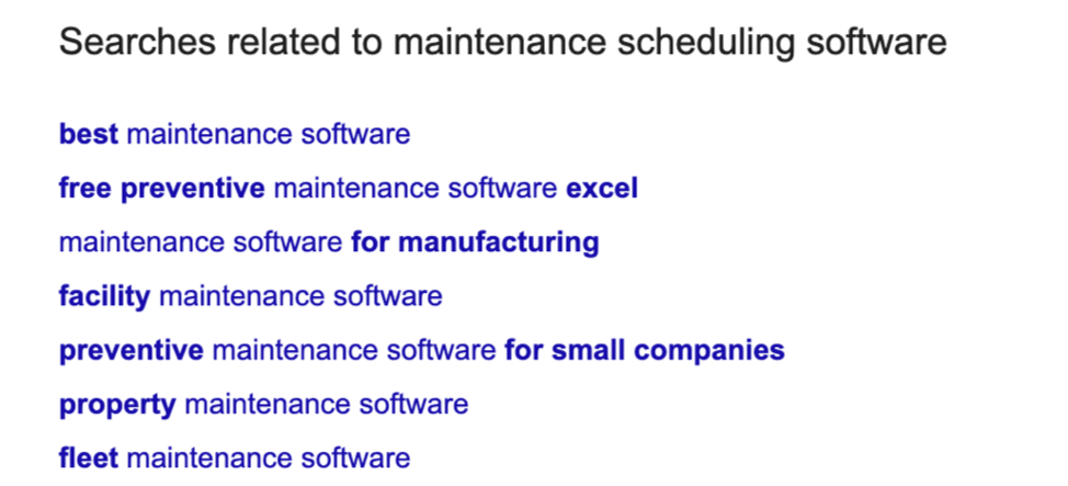 Searches related to maintenance scheduling software