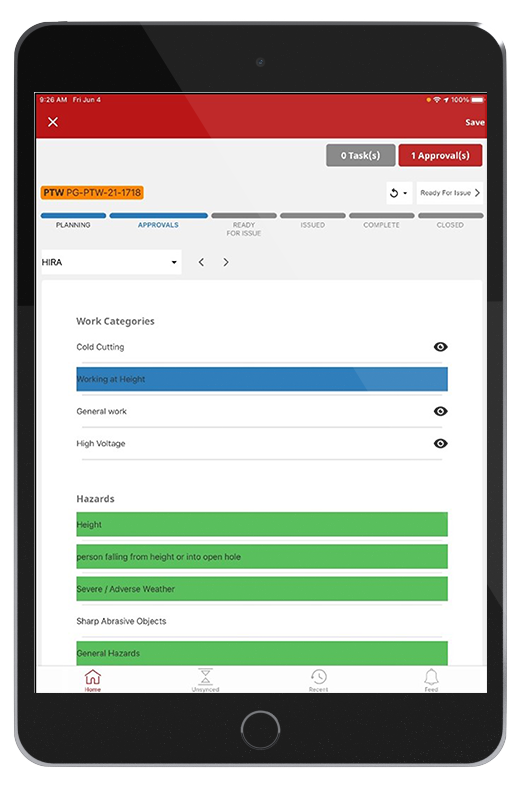 Site review within ePAS