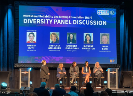 WIRAM leading the diversity panel discussion, including Prometheus Group’s very own, Janna Kerr, at the far right.