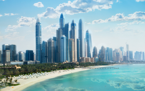 City of Dubai coastline