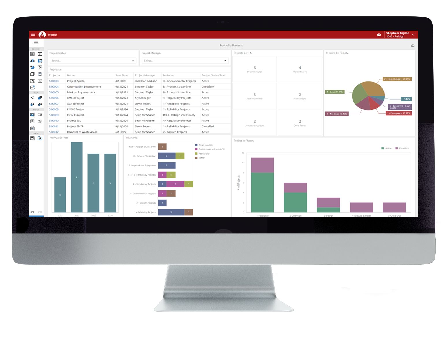 Portfolio Management Mockup